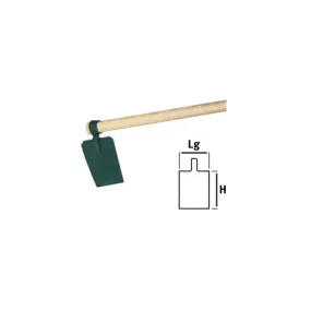 Leborgne Houe de Bastia douille ovale 1 kg - 20 cm Duopro - sans ma...